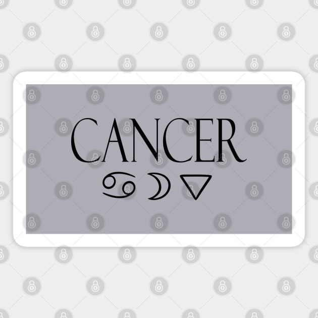 Cancer Glyph Planet Element Magnet by Generation Last